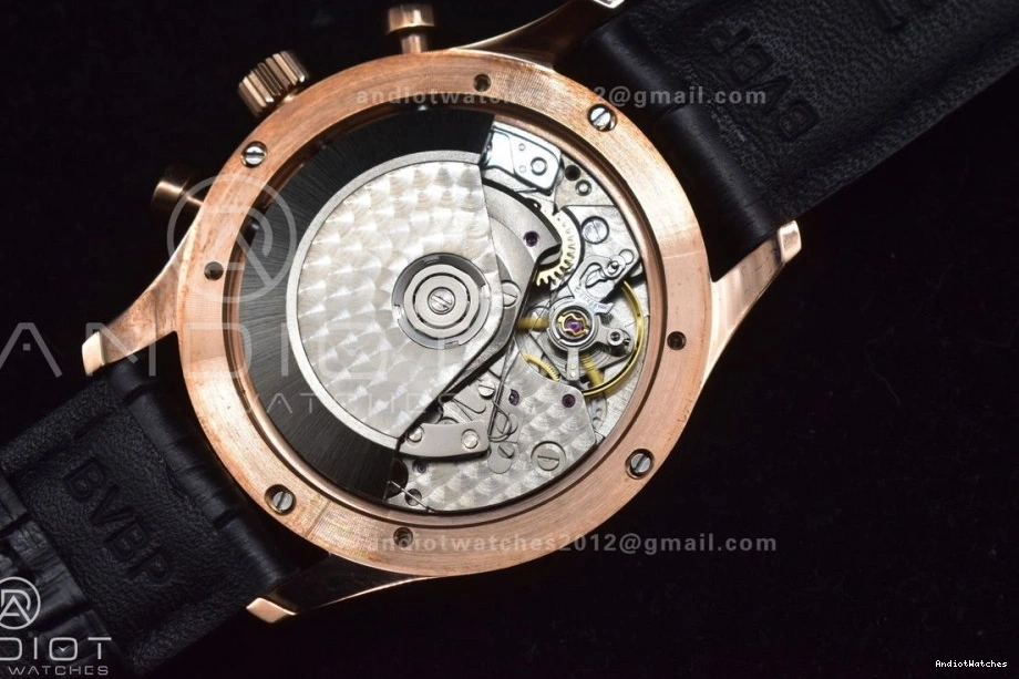 Chrono (Same Black ZF Best Edition Thickness Practical Portuguese 1:1 Genuine) on Strap A7750 IW371482 as Leather 444 0511